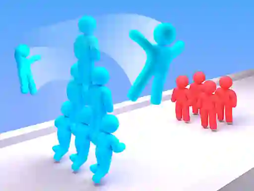 Spēle Crowd Stack Race 3D online