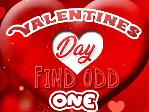 Spēle Valentines Day Find Odd One online