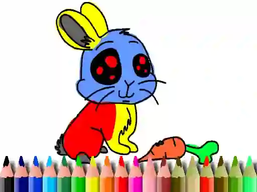 Spēle Back To School: Rabbit Coloring Book online