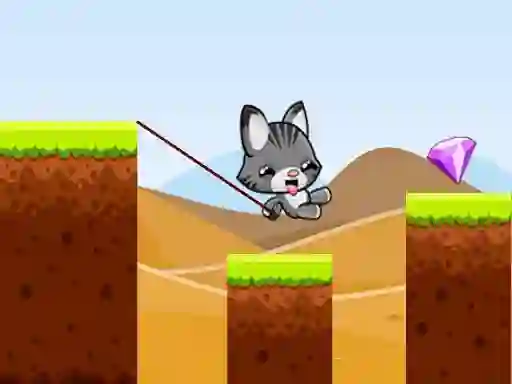 Spēle Swing Cat Endless Jump online