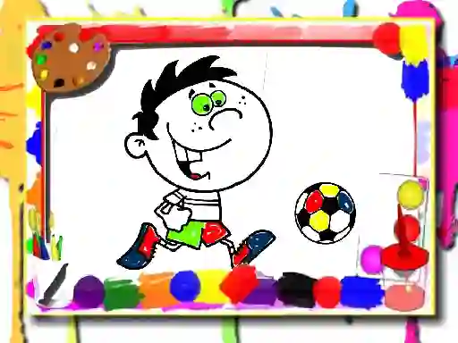 Spēle Football Coloring Time online