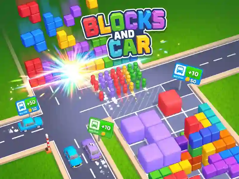 Spēle Blocks and Car online