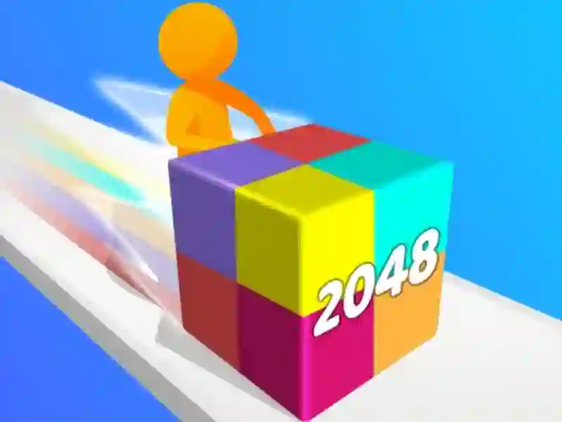 Spēle Geometry Stack 2048 Run online