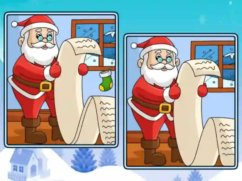 Spēle Christmas Spot the Difference online