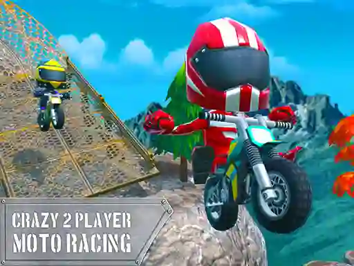 Spēle Crazy 2 Player Moto Racing online