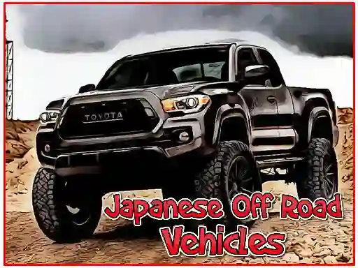 Spēle Japanese Off Road Vehicles online