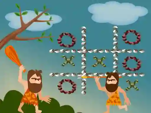 Spēle Tic Tac Toe Stone Age online