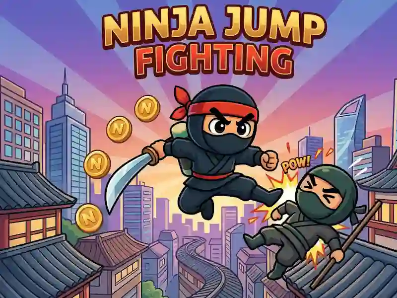 Spēle Ninja Jump fighting online