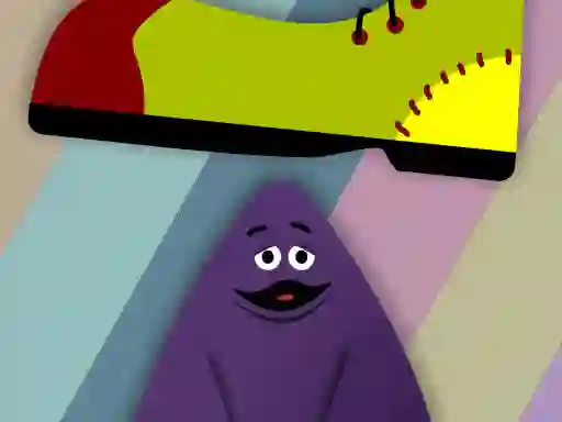 Spēle Grimace vs giant clown shoes online