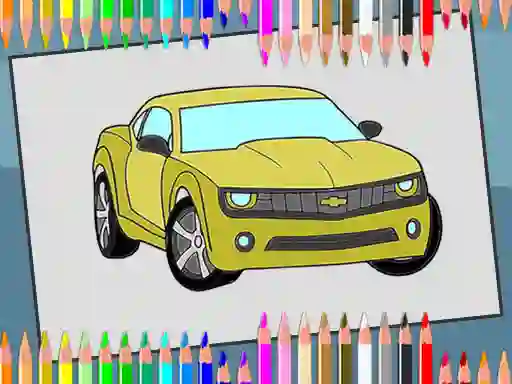Spēle American Cars Coloring Book online