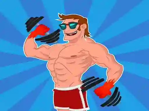 Spēle Muscle race games body run 3d online