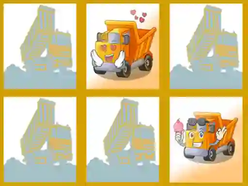 Spēle Dump trucks memory online