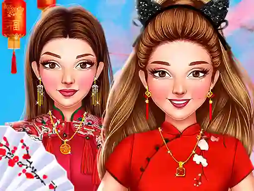 Spēle Celebrity Chinese New Year Look online