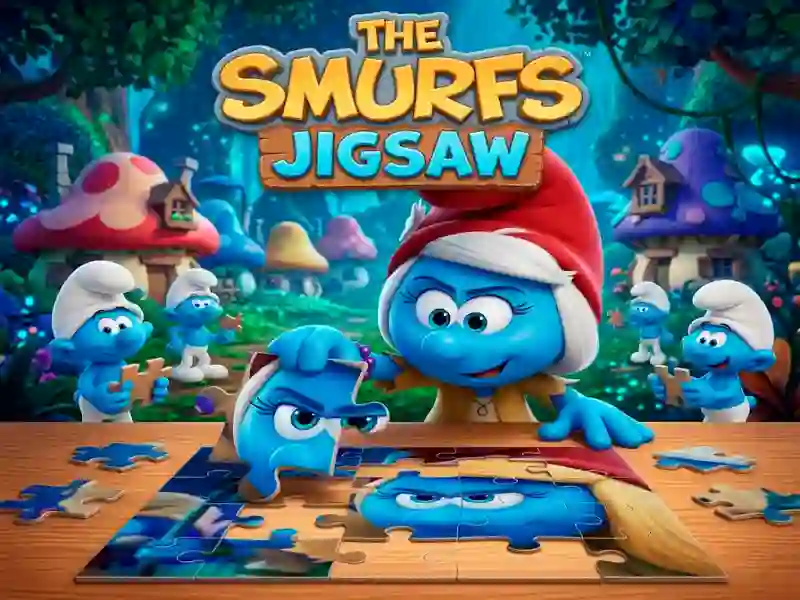 Spēle The Smurfs Jigsaw online