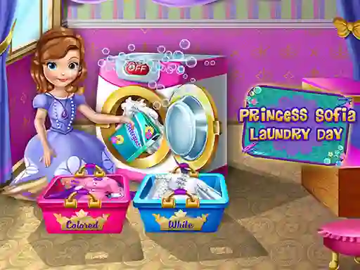 Spēle Young Princess Laundry Day online