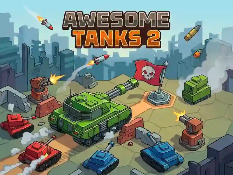 Spēle Awesome Tanks 2 online