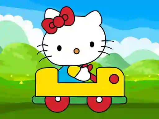 Spēle Cute Kitty Car Jigsaw online
