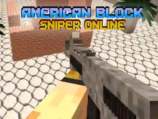 Spēle American Block Sniper Online online