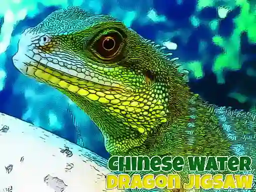 Spēle Chinese Water Dragon Jigsaw online