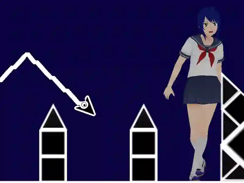 Spēle Space Geometry Dash Waves online