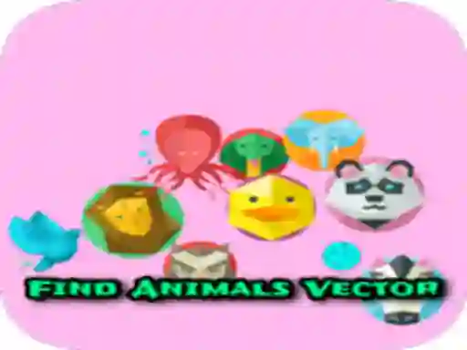 Spēle Find Animals Vector online