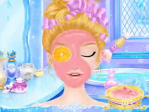 Spēle Princess Salon Frozen Party online