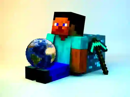 Spēle Mineblock Earth Survival online