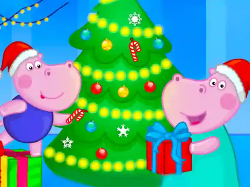Spēle Hippo Christmas Calendar online