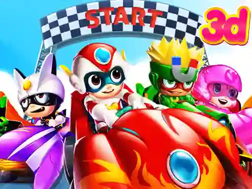 Spēle Cartoon Racing 3D online