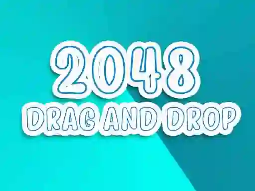 Spēle 2048 Drag'nDrop online