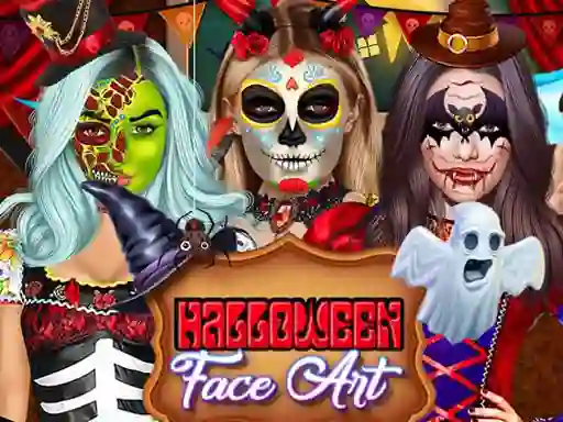 Spēle Kylie Jenner Halloween Face Art online