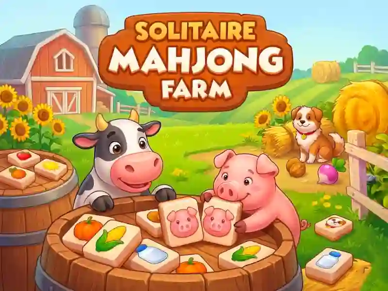 Spēle Solitaire Mahjong Farm online