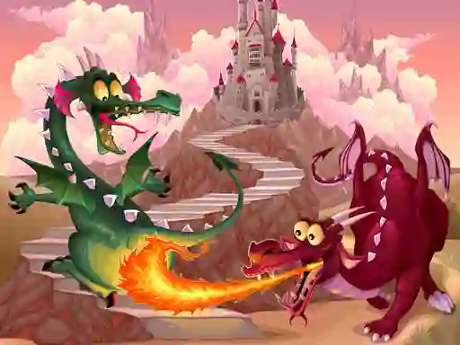 Spēle Fairy Tale Dragons Memory online