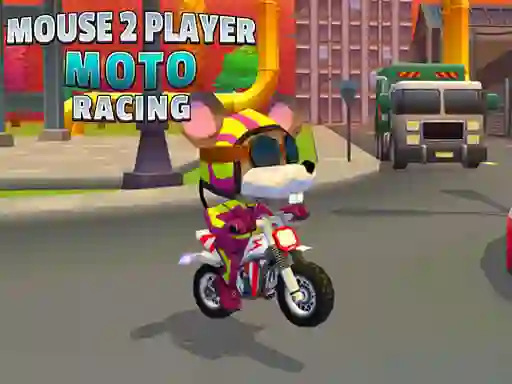 Spēle Mouse 2 Player Moto Racing online