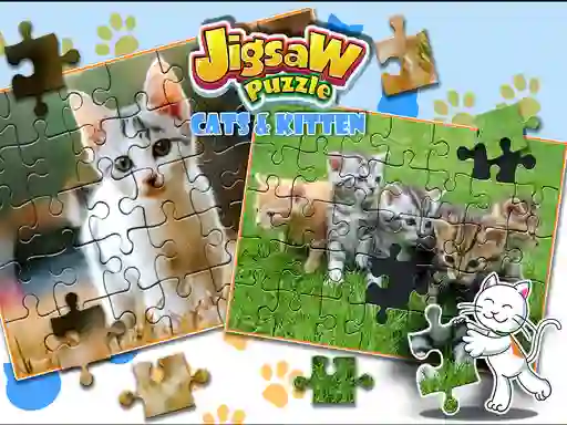 Spēle Jigsaw Puzzle Cats & Kitten online