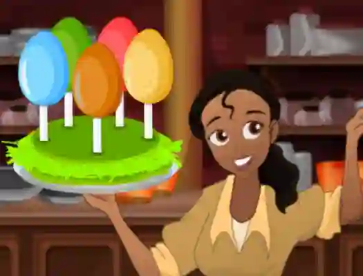 Spēle Princess Easter Egg Decoration online
