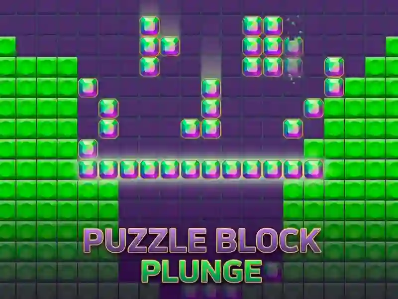 Spēle Puzzle Block Plunge online