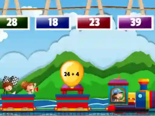 Spēle Math Train Addition online