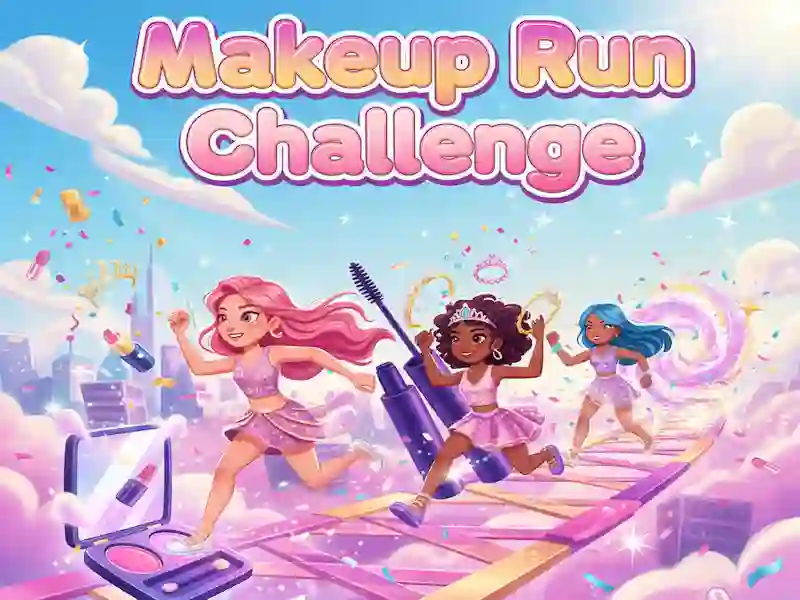 Spēle Makeup Run Challenge online