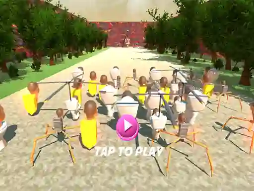 Spēle SQUID TOILET 3D online