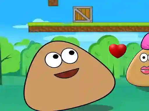Spēle Pou Slide online