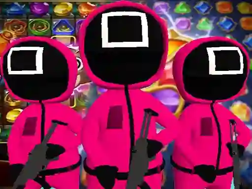 Spēle Squid Game Gold match-3 online