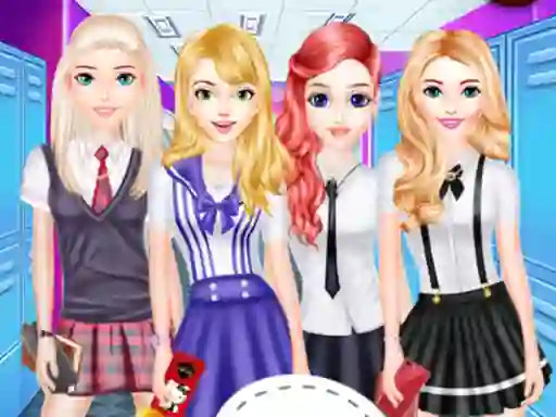 Spēle Girls School Fashion online