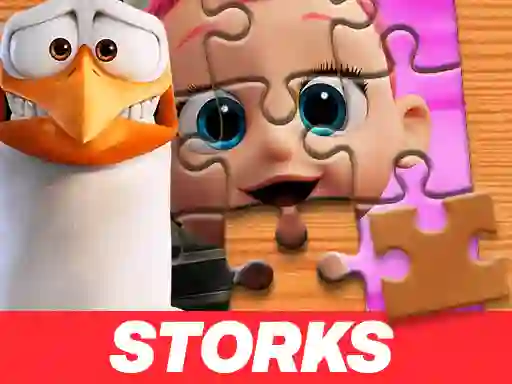 Spēle Storks Jigsaw Puzzle online