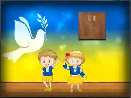 Spēle Amgel Peace Room Escape online