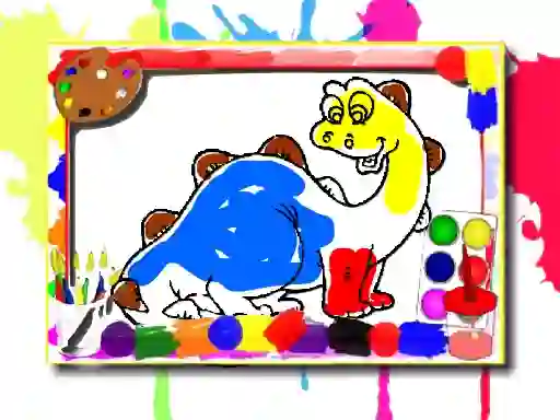 Spēle Dinosaur Coloring Book online