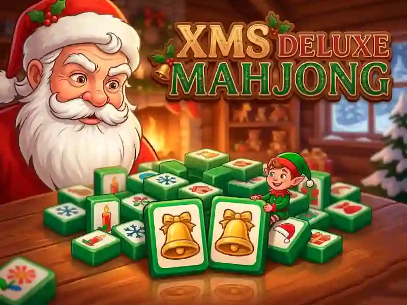 Spēle Xmas Mahjong Deluxe online