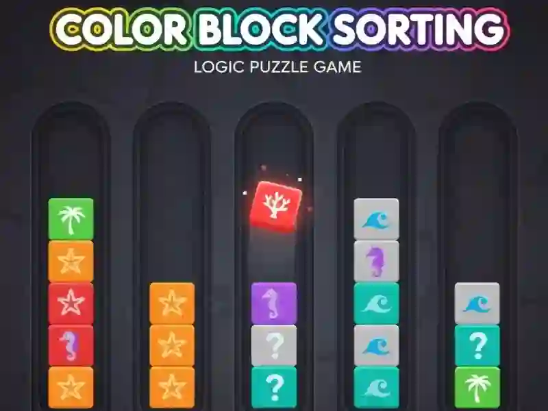 Spēle Color Block Sorting online