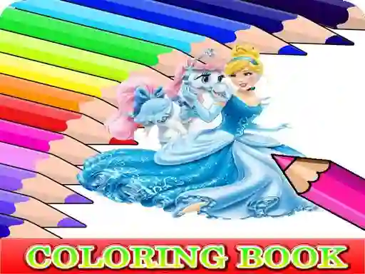 Spēle Coloring Book for Cinderella online