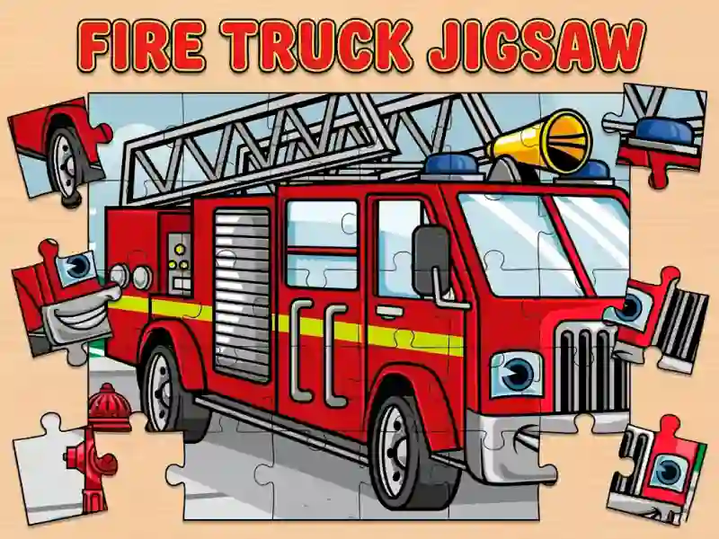 Spēle Fire Truck Jigsaw online